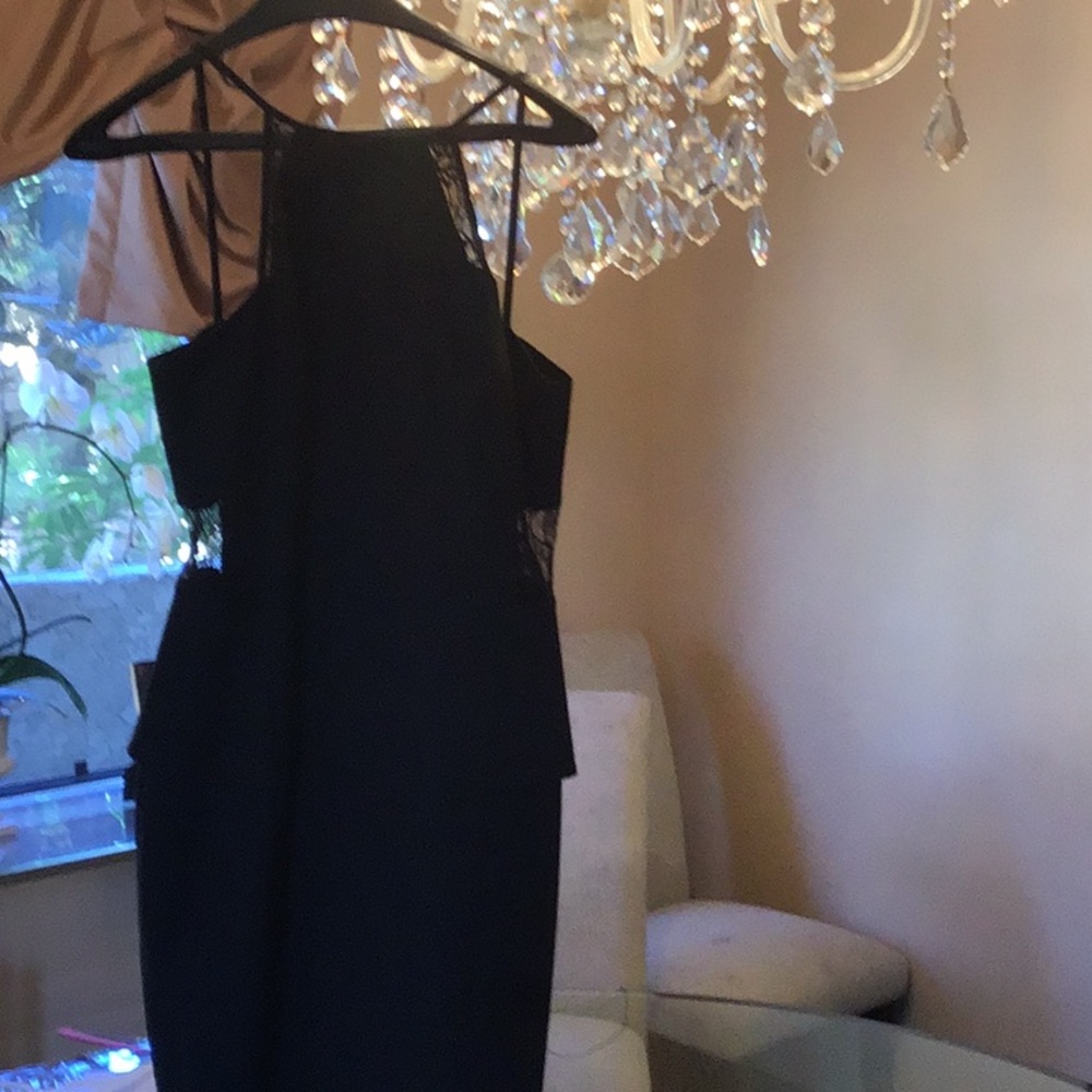 Black evening dress